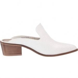 NEW CHINESE LAUNDRY women's marnie snake skin mule in white